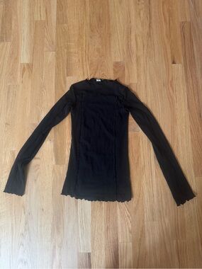 Baserange black Omato long sleeve top S